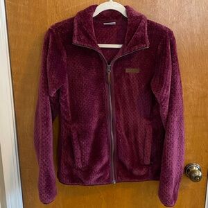 Columbia Fire Side Sherpa Full Zip Fleece Size Small